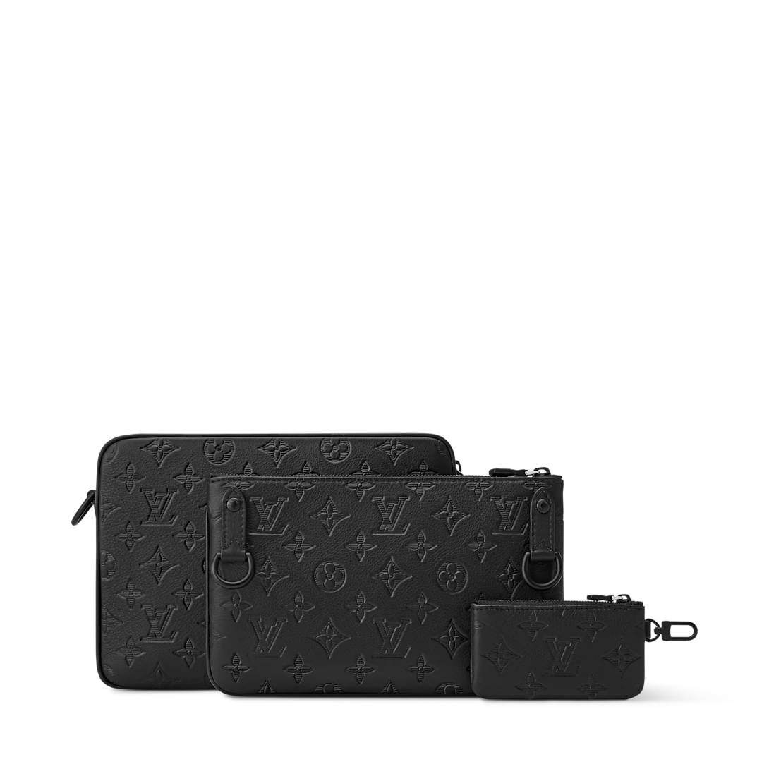 Louis Vuitton Trio Messenger Bag – Monogram Noir 🖤👜